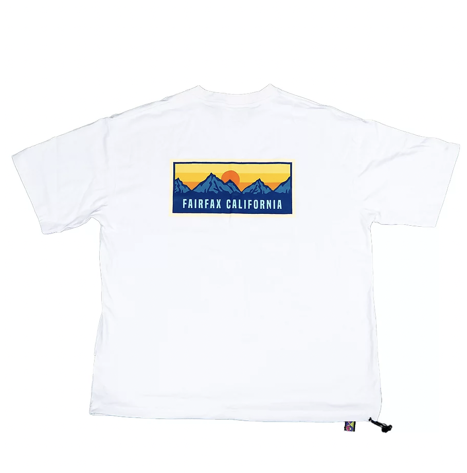 Fairfax Day & Night Graphic Tee White White Workwear Short Sleeve T-Shirt