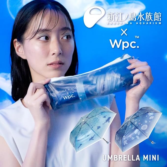 【2色】WPC folding umbrella plartica mini PT-EN001-002 Navy/Blue Size 50cm