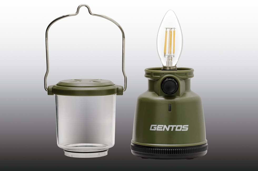 Gentos Ex-400F Explorer LED 營燈 露營 燈具 IPX4 中電池*3