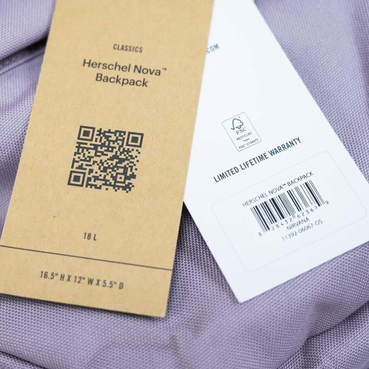 Herschel Nova 18L 日用 背囊 背包