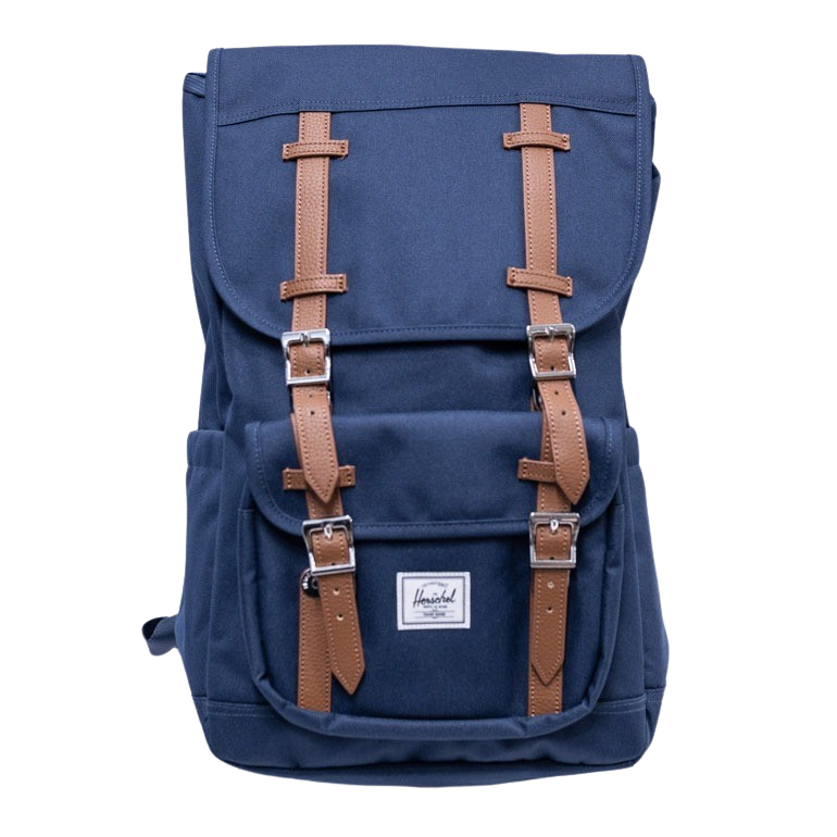 Herschel Little America Mid-Volume Backpack new version adds left and right slip pockets & top pocket 21 liters