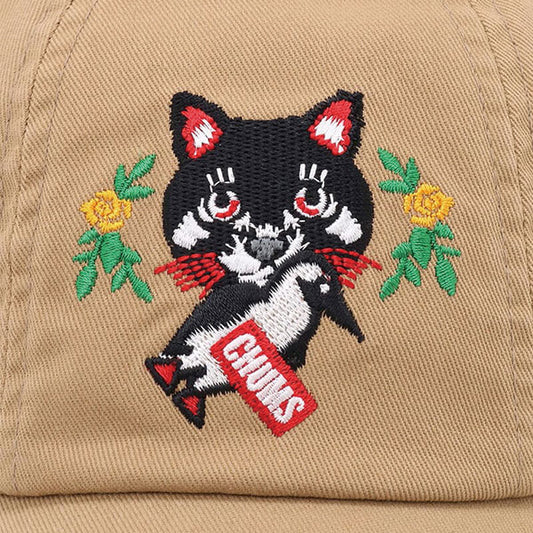 Chums BSC Playing Cat Bush Pilot Cap - Unisex Baseball Cap