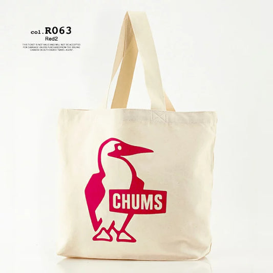 Chums Booby Canvas Tote logo shoulder canvas bag