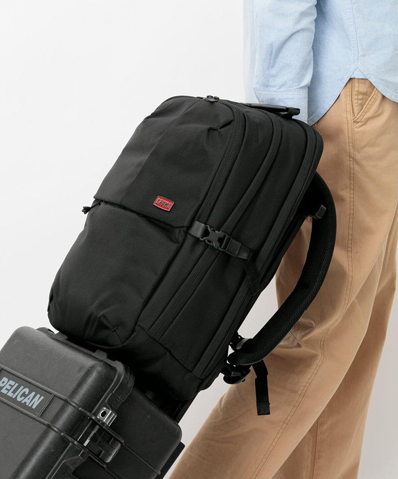 Chums SLC Onyx Work Day Pack Travel to Work Business Backpack Black 24L Multi-compartment