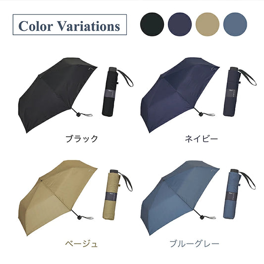 Wpc. Classic Shape-Memory Umbrella 專利形狀記憶一秒速摺摺疊傘【香港行貨】| 97cm特大傘面覆蓋 | 175g羽量級晴雨縮骨遮 - 優雅商務家族
