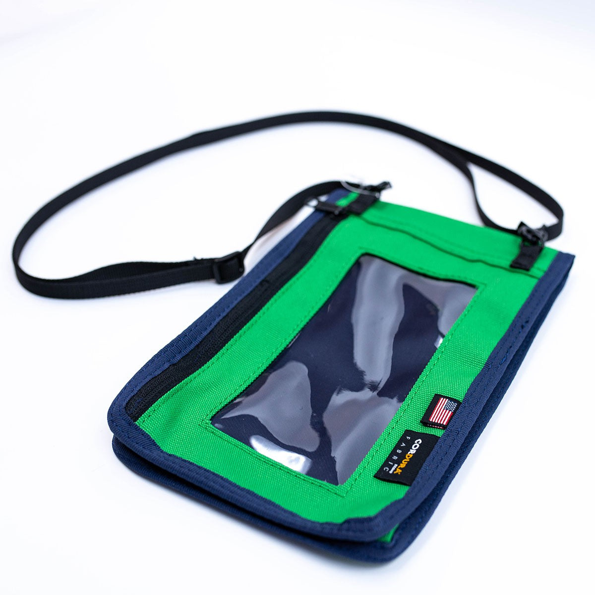 Fairfax USA FF0600 Neck Pouch Travel Crossbody Bag Shoulder Bag Passport Case Phone Position