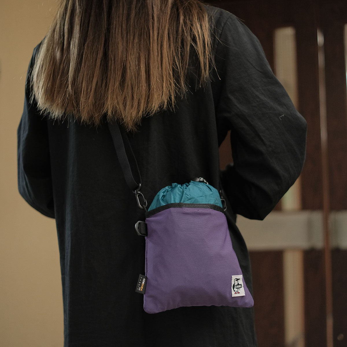 Chums Sacoche Shoulder - 30D Ripstop Cordura Nylon Ultralight Bucket Bag Shoulder Bag Crossbody Bag