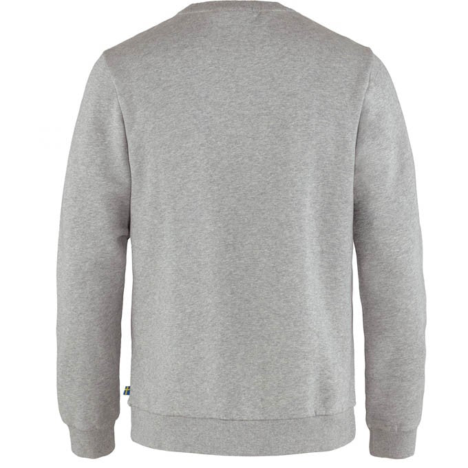 Fjallraven Logo Sweater M 男裝 Grey/ Melange 長袖上衣