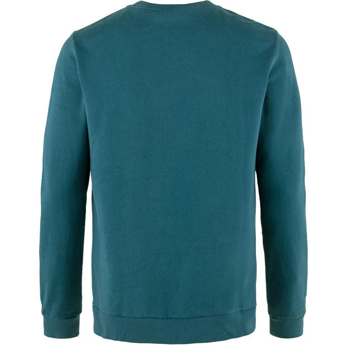 Fjallraven Logo Sweater M 男裝 Deep Sea 長袖上衣