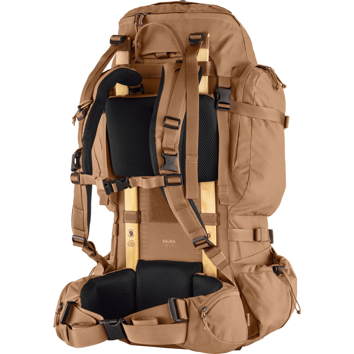 Fjallraven Kajka 55 新版 戶外 登山 背囊 木製框架結合Perfect Fit調節裝置 香港行貨