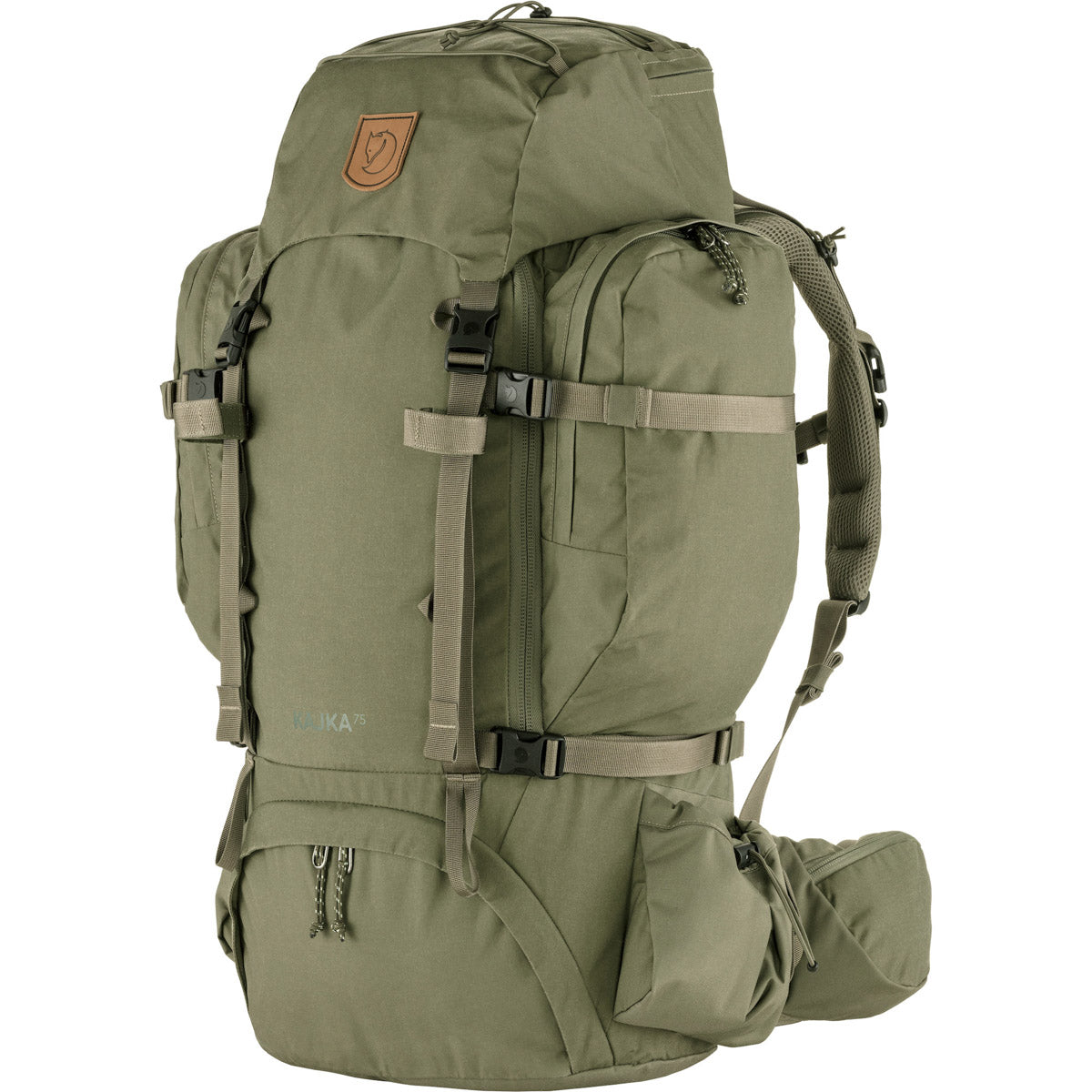 Fjallraven Kajka 75 new version of outdoor mountaineering large-capacity backpack with wooden frame and Perfect Fit adjustment device licensed in Hong Kong