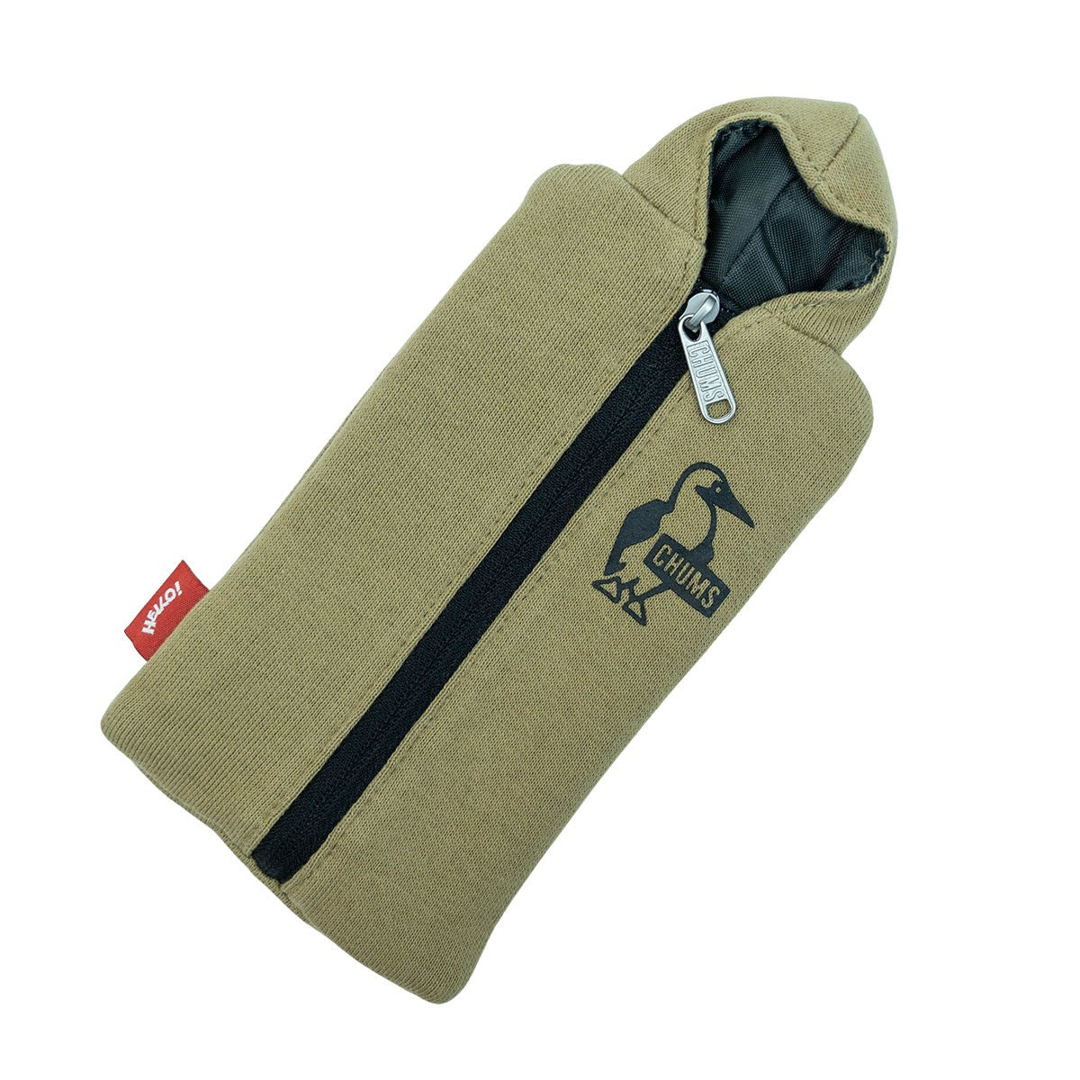 Chums Booby Logo Parka Long Case Sweat Booby Pattern Pouch