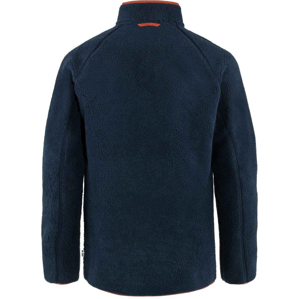 Fjallraven Vardag Pile Fleece M Men's Furry Long Sleeve Jacket Navy/Autumn Leaf