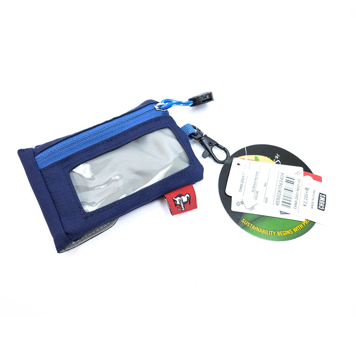 Chums Eco Retractor Key Holder 彈性伸縮 鑰匙包 八達通包 証件袋