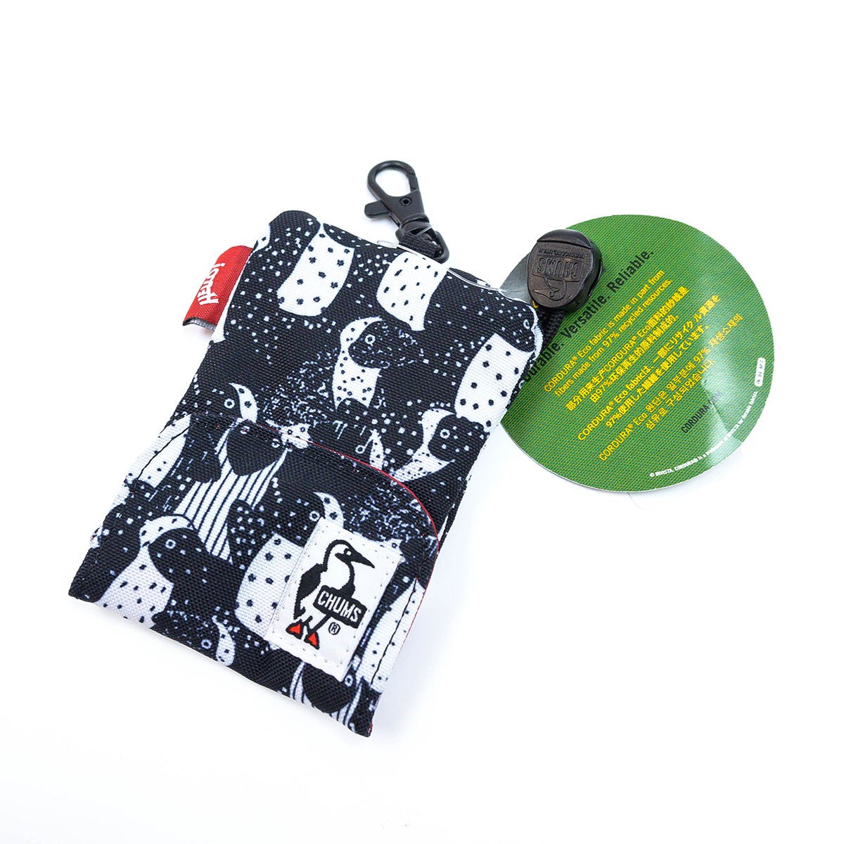 Chums Eco Retractor Key Holder 彈性伸縮 鑰匙包 八達通包 証件袋