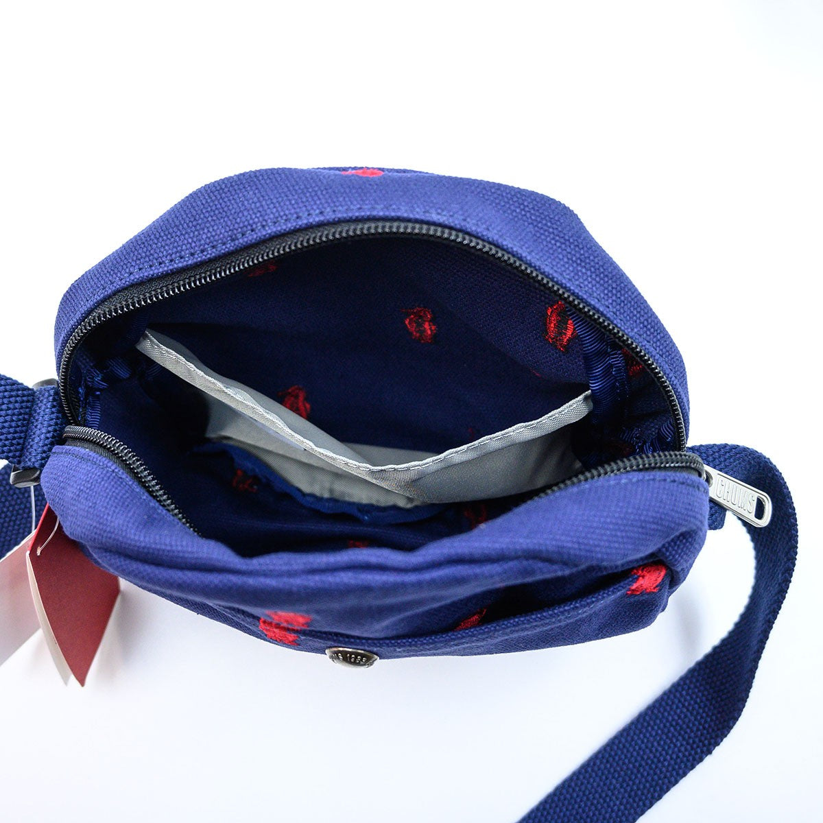 Chums Booby Canvas Round Shoulder Bag 斜揹袋 單肩包 圓形 棉質 Navy