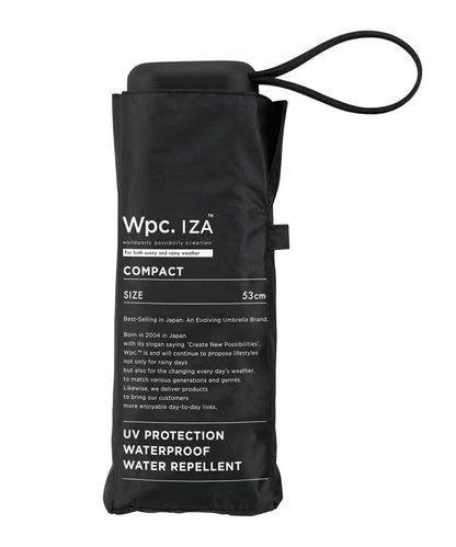 降溫熱賣 Wpc. IZA Compact ZA020 僅17cm長 全遮光晴雨摺疊傘【香港行貨】| 10,000mm暴雨級防護 | 減汗降溫中性商務隨身縮骨遮