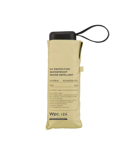 降溫熱賣 Wpc. IZA Compact ZA020 僅17cm長 全遮光晴雨摺疊傘【香港行貨】| 10,000mm暴雨級防護 | 減汗降溫中性商務隨身縮骨遮