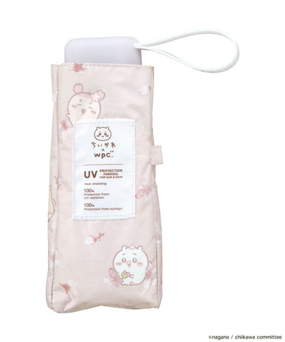 Wpc. X chiikawa 縮骨遮 短遮 雨傘 遮光櫻花迷你遮陽傘 折疊式 可作為禮物