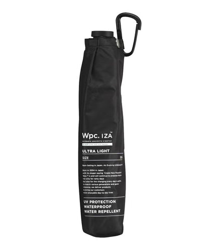Wpc. IZA Ultra Light ZA018 128g地表超羽量全遮光晴雨摺疊傘【香港行貨】| 10,000mm暴雨級防水 | 降溫減汗附D型扣中性伸縮遮 - Life Sports