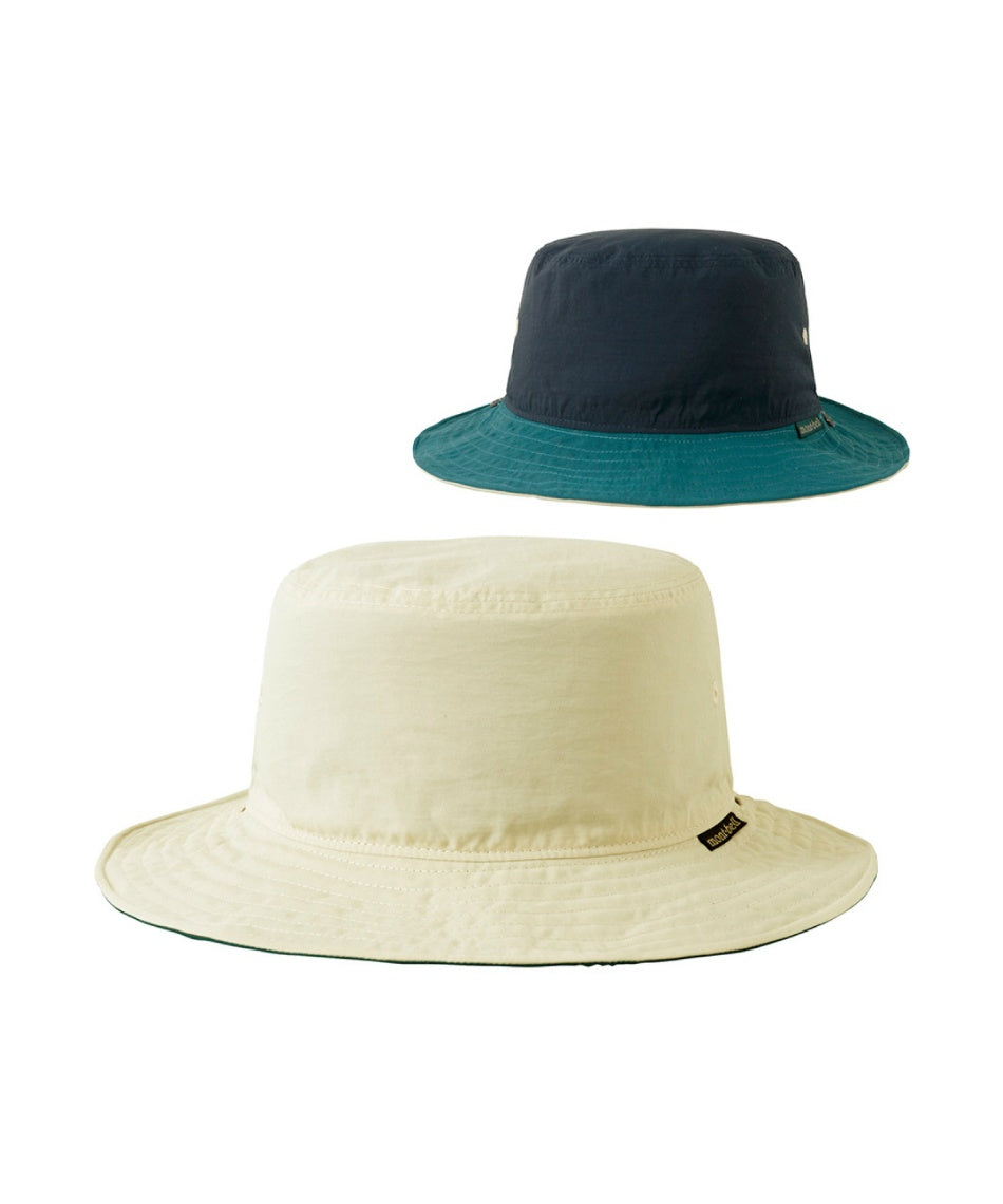 mont-bell Reversible Hat 戶外 雙面 漁夫帽 男女通用 防UV 紫外線屏蔽率90%以上