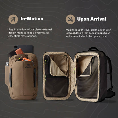 gregory 40l backpack Gregory Border Carry-On 40 Travel Backpack