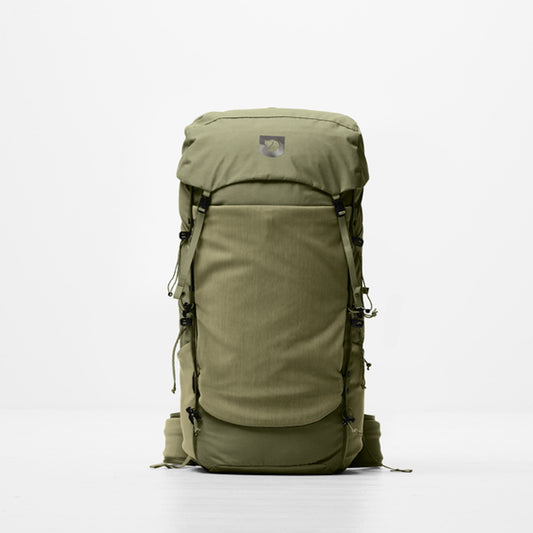 Fjallraven Kajka X-Lätt 45 輕量重裝遠足登山背囊【香港行貨】| 專利樺木內架與Vinylon F面料 | 模組化快拆全可調遠征包 - Life Sports