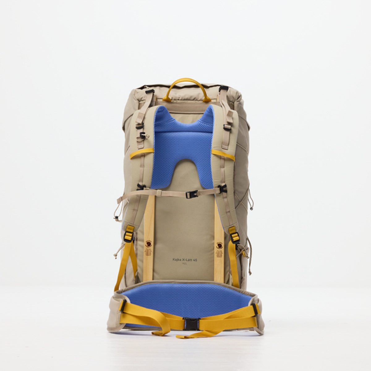 Fjallraven Kajka X-Lätt 45 輕量重裝遠足登山背囊【香港行貨】| 專利樺木內架與Vinylon F面料 | 模組化快拆全可調遠征包 - Life Sports