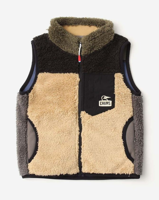 Chums Bonding Fleece Vest Men's, Women's and Children's Clothing Parent-Child Furry Vest Jacket Crazy C004