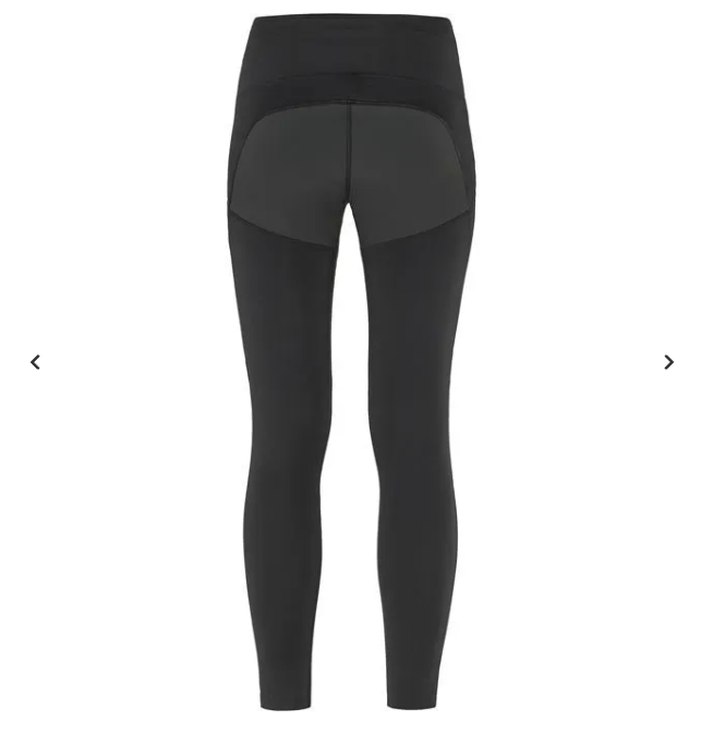 Fjallraven Abisko Varm Trekking Tights W Black-Iron Gray Black Outdoor Tights