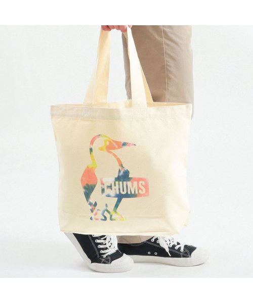 Chums Booby Canvas Tote logo shoulder canvas bag