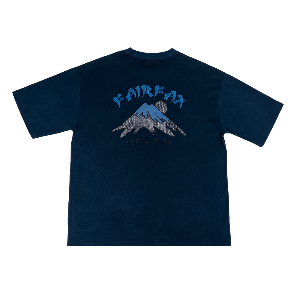 Fairfax Sasiko MT Fuji Tee 上衣 Indigo 靛藍