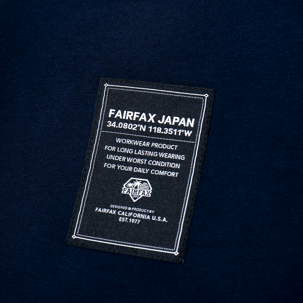 Fairfax Sasiko Blocking Tee 上衣 拼色 Indigo 靛藍