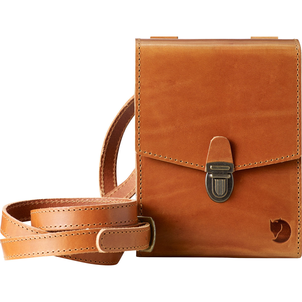 Fjallraven Singi Bino Bag Handmade Leather Binocular Bag from Sweden Crossbody Bag Shoulder Bag 249 Leather Cognac