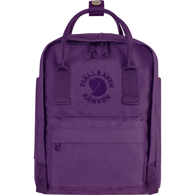 Fjallraven Re-Kanken Mini Backpack 7L small backpack environmentally friendly embroidered seal version