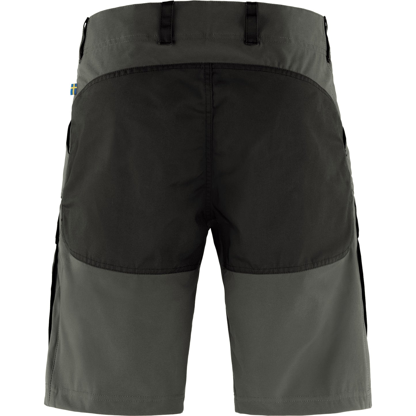 Fjallraven Keb Shorts stretch material durable hiking shorts Black/Stone Gray