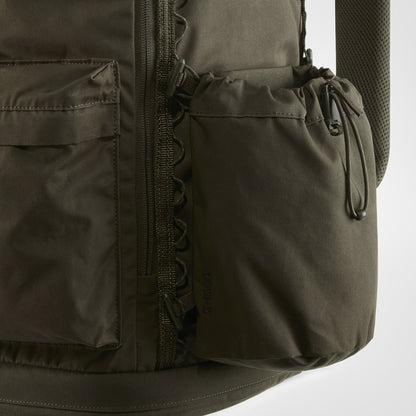 Fjallraven Singi Stubben hunting, fishing and bird watching outdoor backpack 27 liters with iron frame inside for sitting