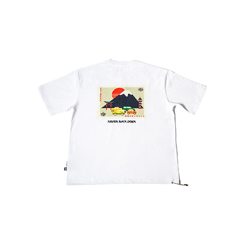 Fairfax Print Tee TE02 Workwear Short Sleeve T-Shirt White