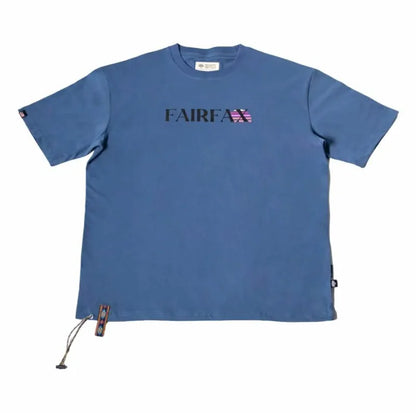 Fairfax Print Tee LS11 Workwear Short Sleeve T-Shirt Dirty Blue