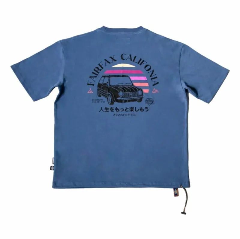 Fairfax Print Tee LS11 工裝短袖T恤 Dirty Blue