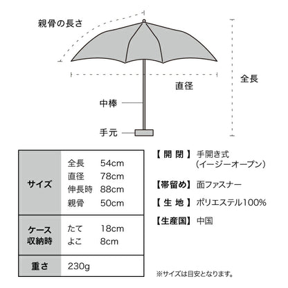 降溫神器 Wpc Back Protect Parasol Tiny Umberlla 全遮光高效隔熱晴雨摺疊傘【香港行貨】| UPF50+頂級防曬 | - Life Sports