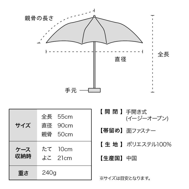 Wpc. 801-sa030-102 技術型高階晴雨兼用摺疊傘【香港行貨】| 全天候抗UV高效防曬 | 都會高機動耐磨超撥水伸縮遮 - Life Sports