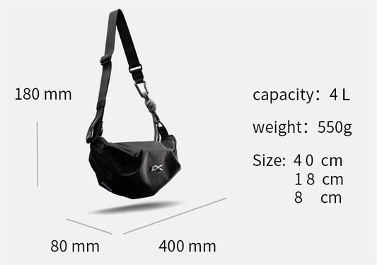 Hong Kong Authorized Goods NIID VIA Series Sling Bag 4L Shoulder Bag