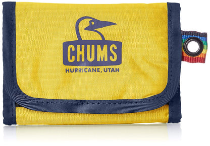 Chums Spring Dale Trifold Wallet 3-pleat silver bag embroidered Logo Black Rainbow