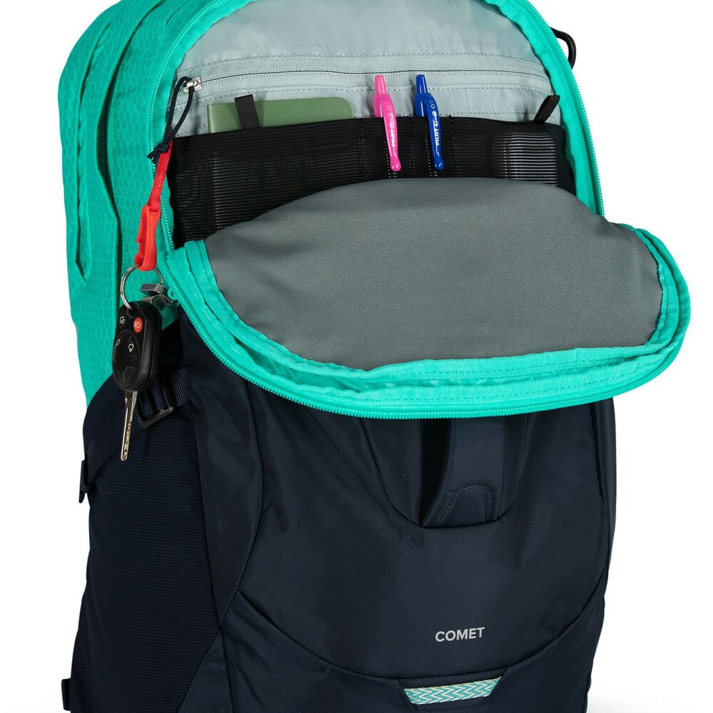 Osprey Comet 30 多功能獨立電腦日用雙肩背囊【香港行貨】| 獨立16吋拉鍊筆電倉 AirScape透氣背板 正面加固公文包手提把手