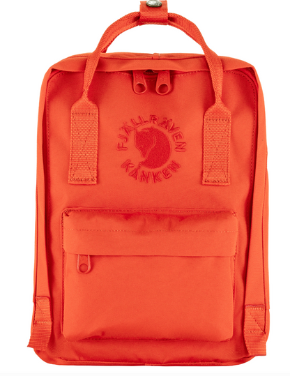 Fjallraven Re-Kanken Mini Backpack 7L small backpack environmentally friendly embroidered seal version