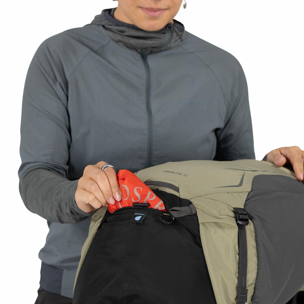 Osprey Hikelite 32L 戶外專業單日遠足雙肩背囊【香港行貨】| AirSpeed懸空網架透氣背板 頂開束口式頂蓋 附原廠防雨罩 前置快取Shove-it袋