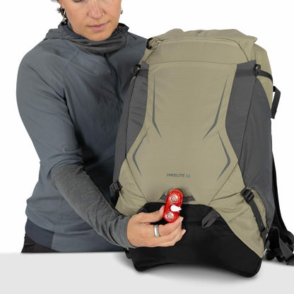 Osprey Hikelite 32L 戶外專業單日遠足雙肩背囊【香港行貨】| AirSpeed懸空網架透氣背板 頂開束口式頂蓋 附原廠防雨罩 前置快取Shove-it袋