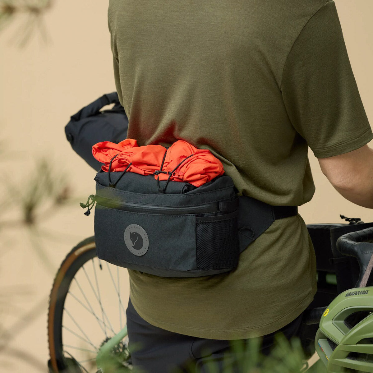 Fjallraven Hoja Expandable Hip Pack-BLACK 單車 自行車 4.5升腰包可擴展到16升背囊