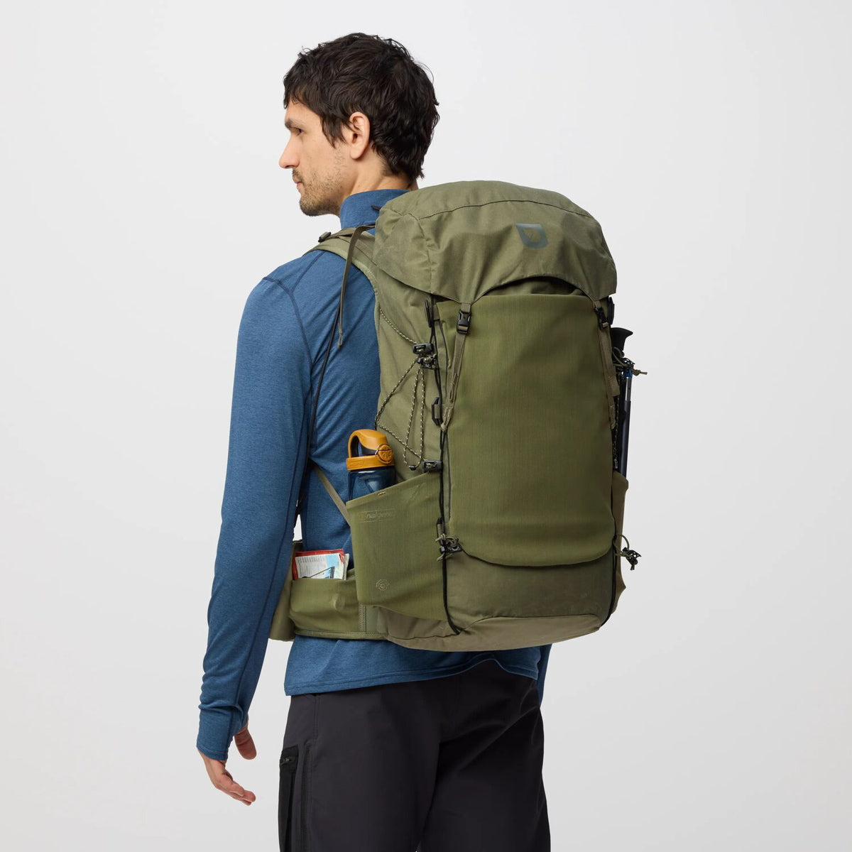 Fjallraven Kajka X-Lätt 45 輕量重裝遠足登山背囊【香港行貨】| 專利樺木內架與Vinylon F面料 | 模組化快拆全可調遠征包 - Life Sports